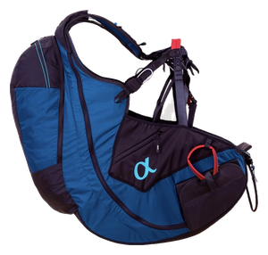 Подвеска Sky Paragliders Gii 5 alpha синего цвета, вид сбоку