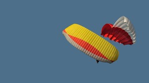 Купол рогалло Sky Paragliders SKY DRIVE II в воздухе