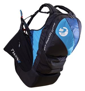 Подвеска Sky Paragliders TWIN 2 evo, вид спереди сбоку